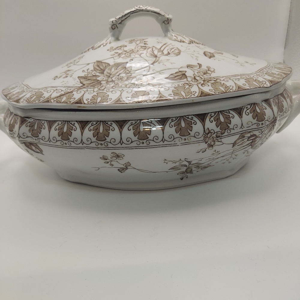 Alfred Meakin Gravy Boat‎ Sauce Boat Parisian Granite Rosaline Pattern England